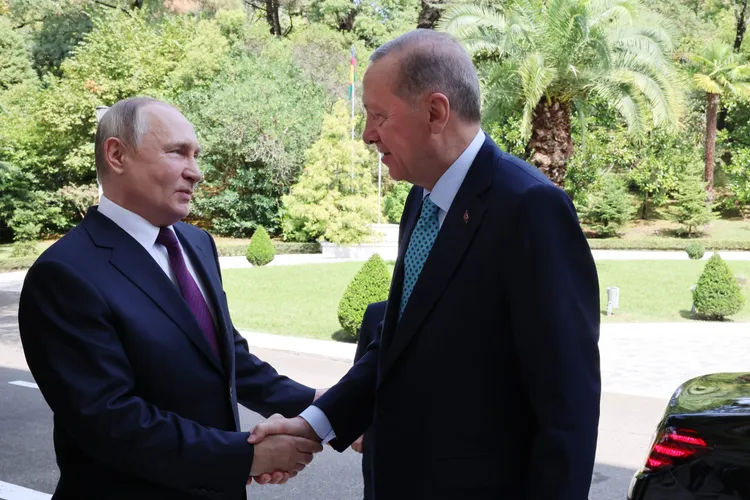 Erdogan face jocurile lui Putin Foto: Facebook