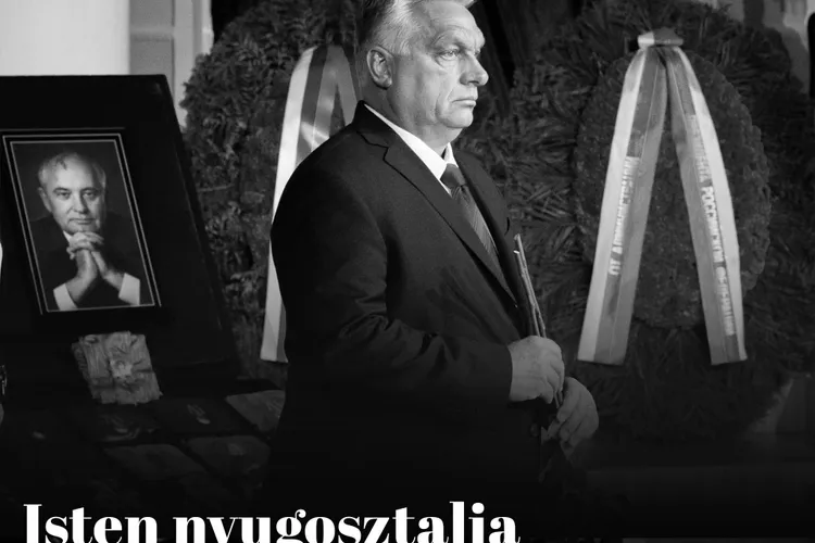 Viktor Orban, la Moscova, la funeraliile lui Gorbaciov Foto: Facebook