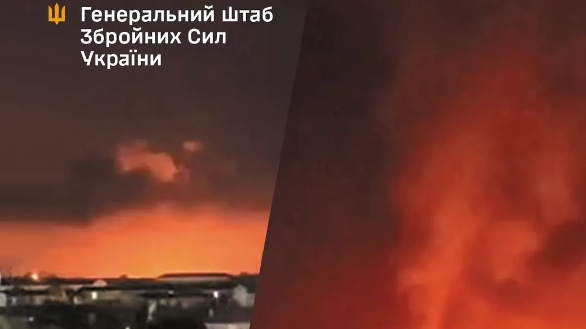 Drone ucrainene atacă rafinăriile din Rusia (sursa: Facebook/General Staff of the Armed Forces of Ukraine)