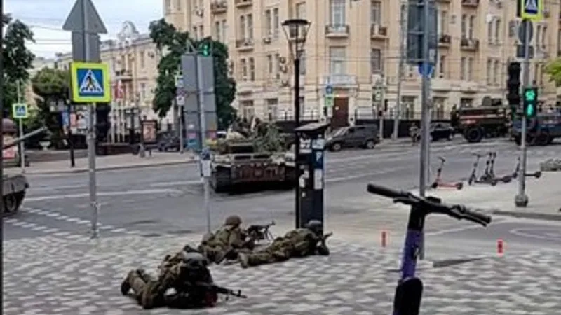 Mercenarii Wagner au ocupat Rostov pe Don Foto: captură video