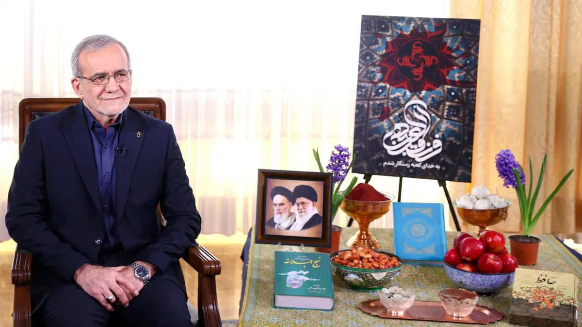 Iranul vrea pace, bursele reacționează (sursa: X/Masoud Pezeshkian)