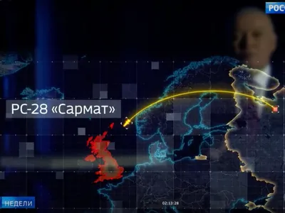 Propaganda rusă amenință Marea Britanie cu un atac nuclear  Foto: Twitter Steve Rosenberg