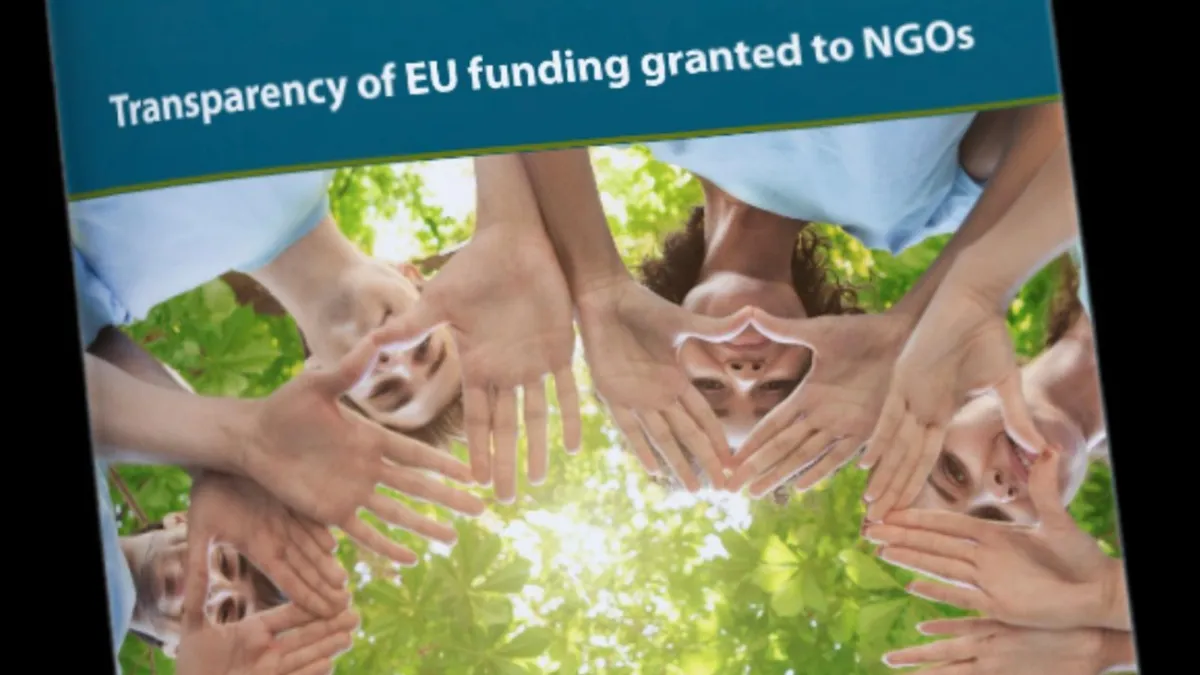 Finanțarea UE a ONG-urilor, considerată netransparentă (sursa: Facebook/European Court of Auditors)