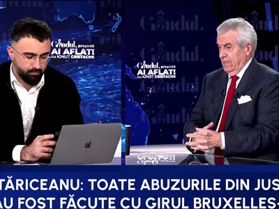 Tăriceanu povestește, fără nici o dovadă, că „abuzurile din Justiție” erau tolerate de UE Foto: Captură video