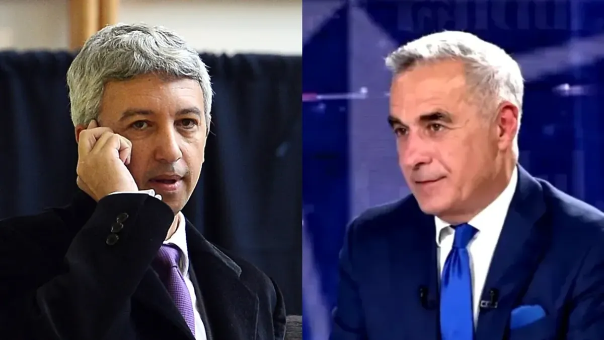 Delir Dan Diaconescu la postul lui Sebastian Ghiță, RTV: Călin Georgescu va câștiga ca Nelson Mandela Grupaj foto: Romania TV