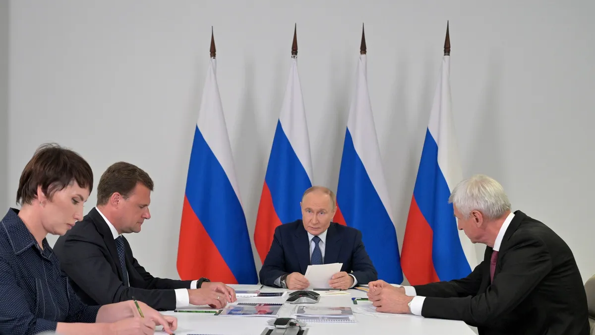 Locul întâlnirii dintre Putin și Zelenski (sursa: kremlin.ru)