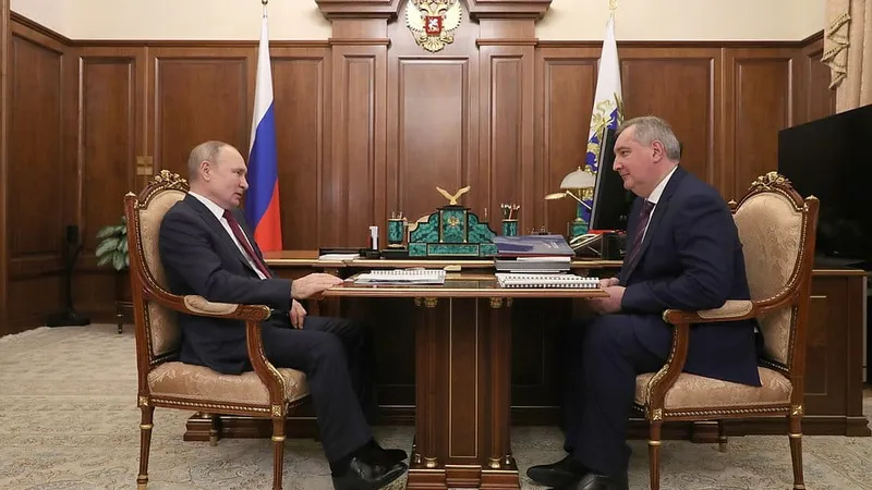 Rogozin, ex-Roscosmos, saltimbanc oficial la Kremlin (sursa: kremlin.ru)