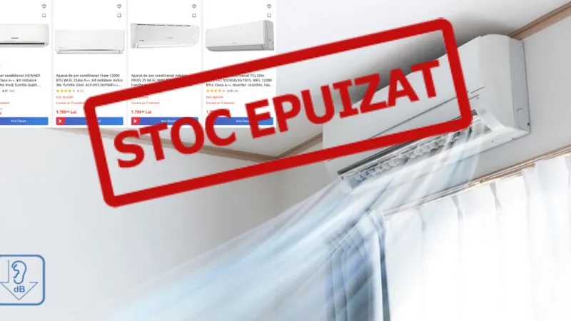 Aparatele de aer condiționat, stocuri epuizate (sursa: ziaruldeiasi.ro)