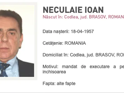 Afaceristul Ioan Neculaie, prins în Grecia (sursa: Poliția Română)