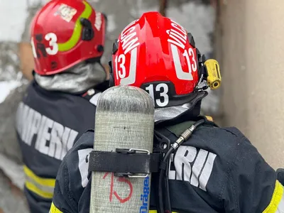 Incendiu în Pipera, țeavă de gaze fisurată (sursa: Facebook/IGSU)