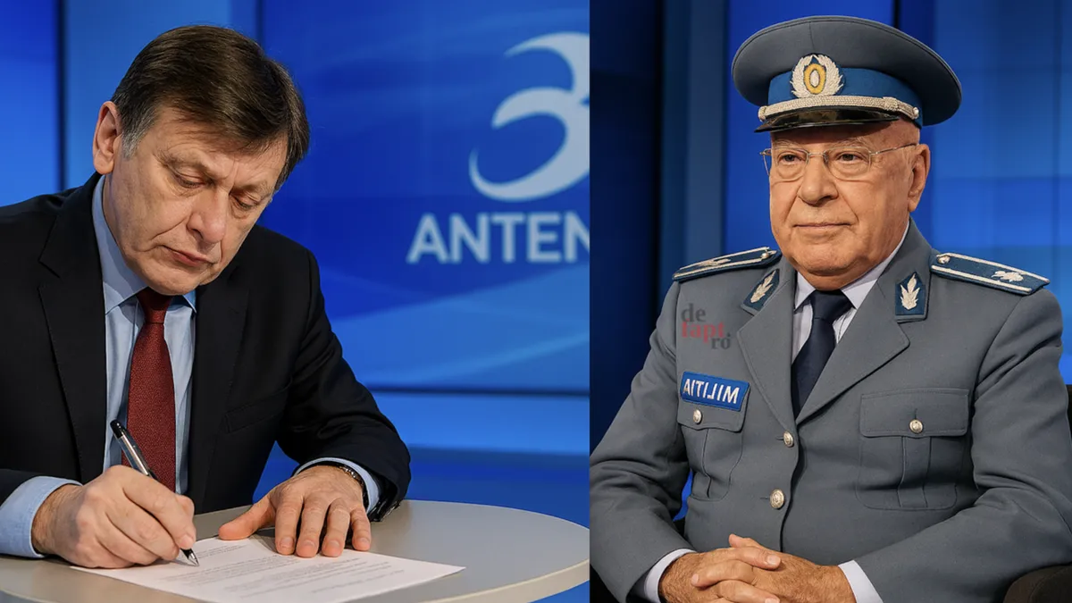 Crin, turnător la Antena lui Felix (sursa: imagine generată AI)