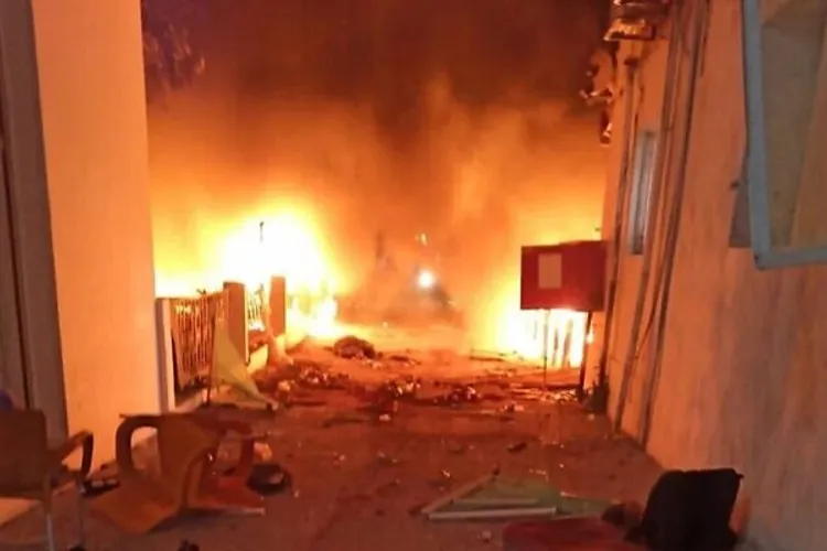 Israelul acuză Jihadul Islamic pentru explozia de la spitalul din Gaza Foto: Captură video