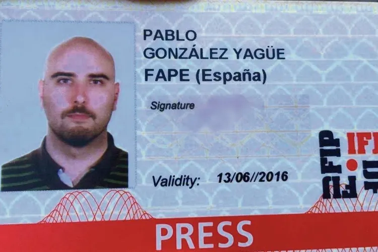 Pablo González, jurnalist spaniol sau spion? (sursa: theguardian.com)