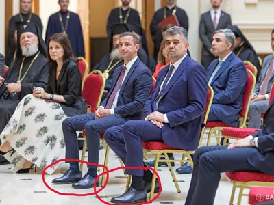 Ciolacu recunoaște: poartă pantofi italienești, produși manual Foto: Basilica.ro