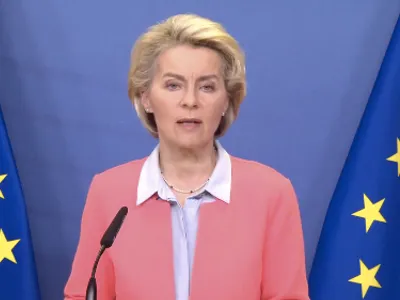 Bănci din Rusia, excluse din SWIFT (sursa: Twitter/Ursula von der Leyen)