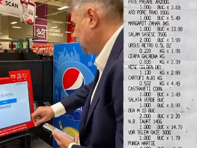 Cât a plătit ministrul Miruță pe coșul de produse pe care Ciolacu a dat 93,50 lei în octombrie 2023 Foto: Facebook