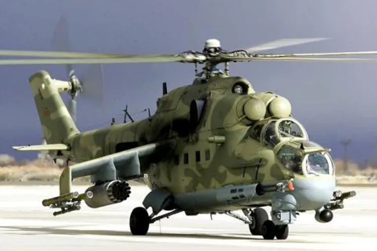 Macedonia de Nord donează Ucrainei douăsprezece elicoptere MI-24 de fabricaţie sovietică Foto: Yahoo News
