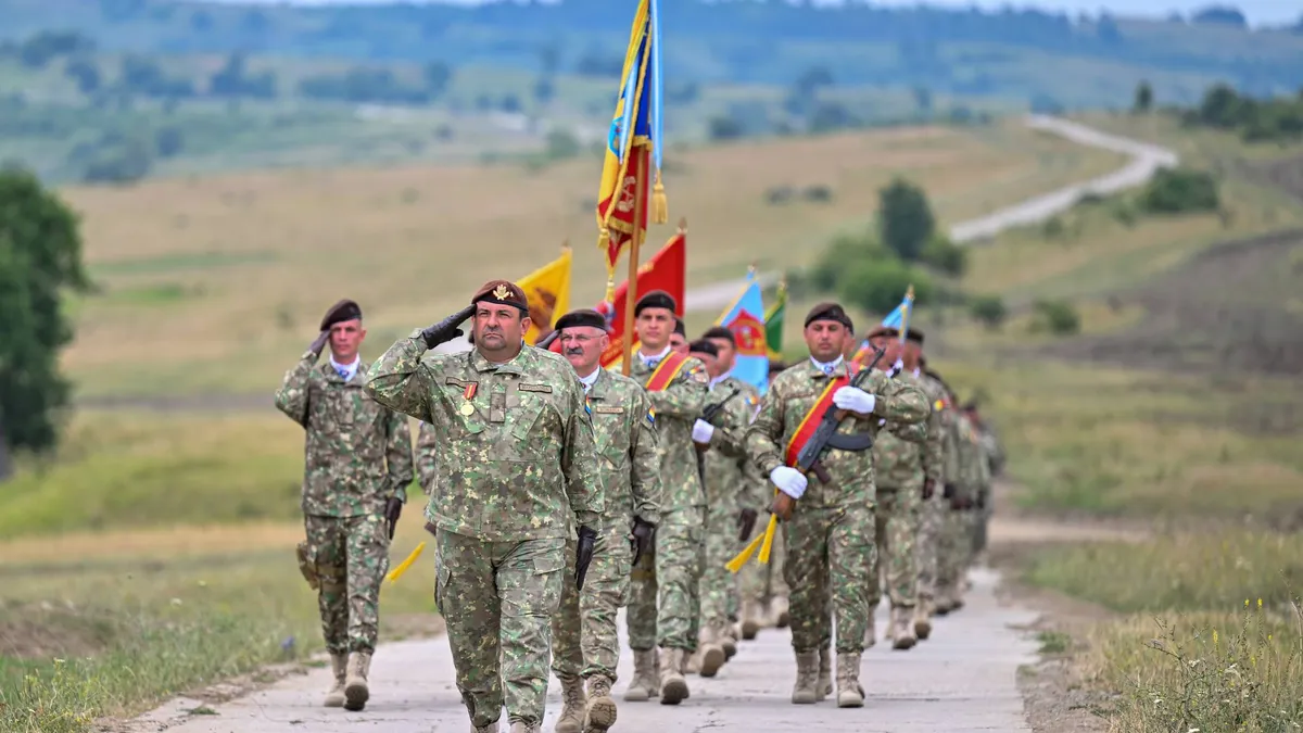 Trei ambasade din UE cer zadarnic reabilitarea unor drumuri, pentru ca trupele lor să se poată deplasa Foto: Facebook Centrul de Instruire Cincu