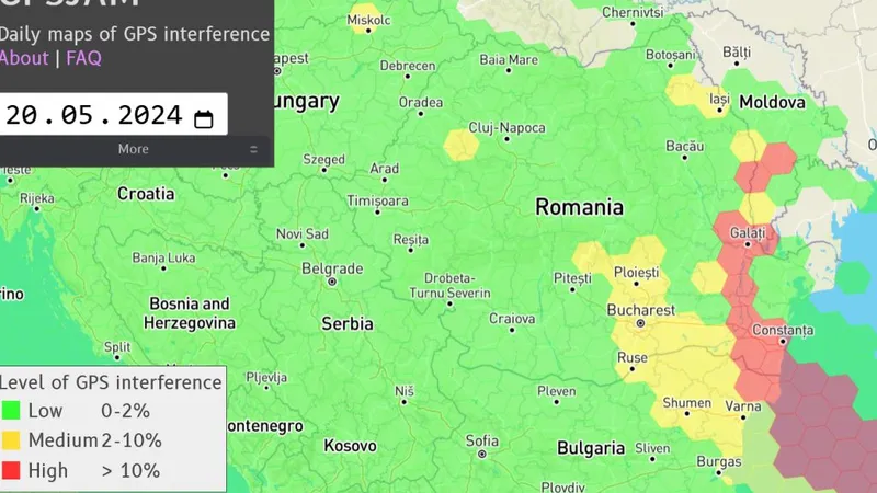 România, lovită de bruiajul electronic rusesc (sursa: ziaruldeiasi.ro)