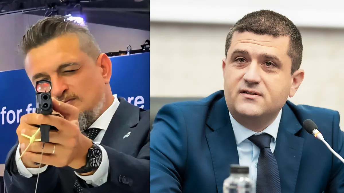 „Diavolul” Constantin Alexie-Cotan-Bodolan de la Economie căuta informații despre ministrul Miruță (sursa: LinkedIn/Constantin Alexie-Cotan-Bodolan, Facebook/Radu Miruță)