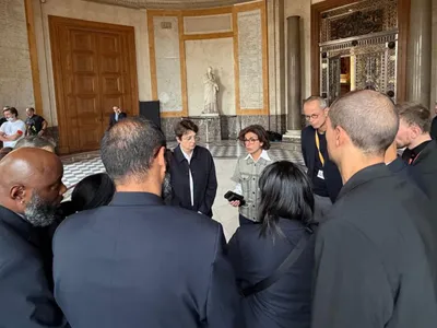 Jaf la Muzeul Louvre din Paris (sursa: X/Rachida Dati)