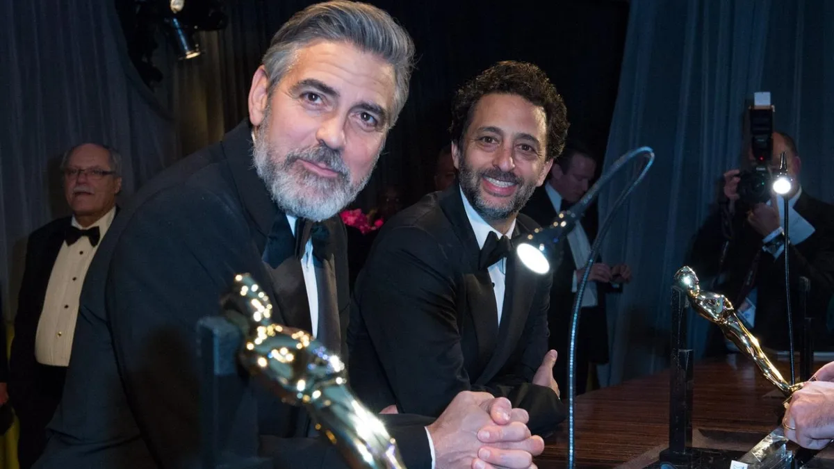 George Clooney și familia, cetățenie franceză (sursa: Facebook/The Academy)