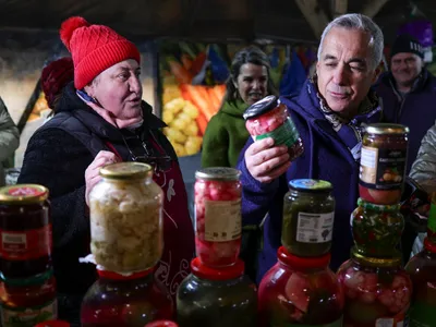 Sondajele arată că Georgescu intră în turul II, spune Nicușor Dan Foto: Inquam/Octav Ganea