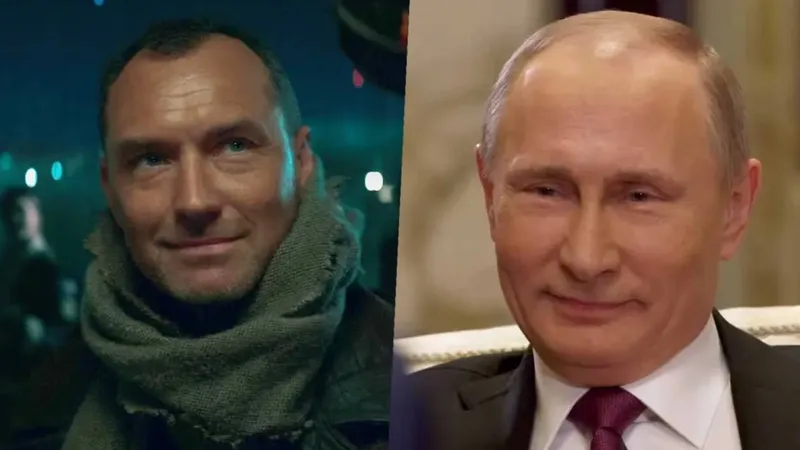 Jude Law, în rolul lui Putin (sursa: theplaylist.net)