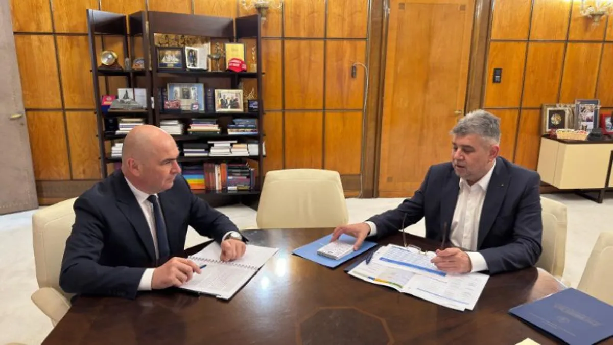 Bolojan ar fi reușit o reducere-șoc a deficitului bugetar Foto: Facebook Marcel Ciolacu