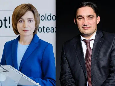 Dezbatere electorală, Maia Sandu și Stoianoglo (sursa: Facebook/Maia Sandu, Alexandr Stoianoglo)