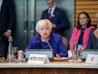 CE nu amână plata datoriei ucrainene (sursa: Twitter/Secretary Janet Yellen)