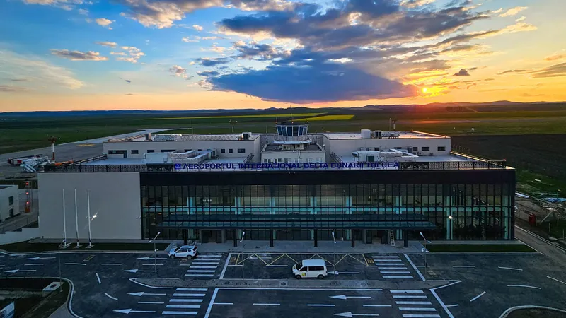 Ciolacu a investit într-un aeroport PSD care a avut 1.621 de pasageri Foto: Facebook