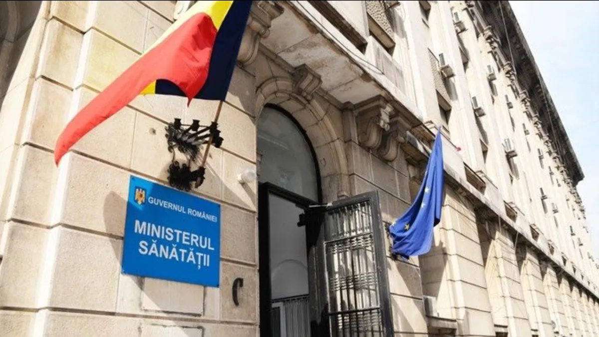 Noi reguli pentru raportarea infecțiilor nosocomiale (sursa: Facebook/Ministerul Sănătăţii - România)