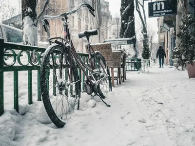 Ninsoare și ger în București (sursa: Pexels/Dave Haas)