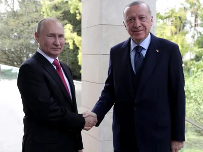 Erdogan, pro-Putin la Marea Neagră (sursa: kremlin.ru)