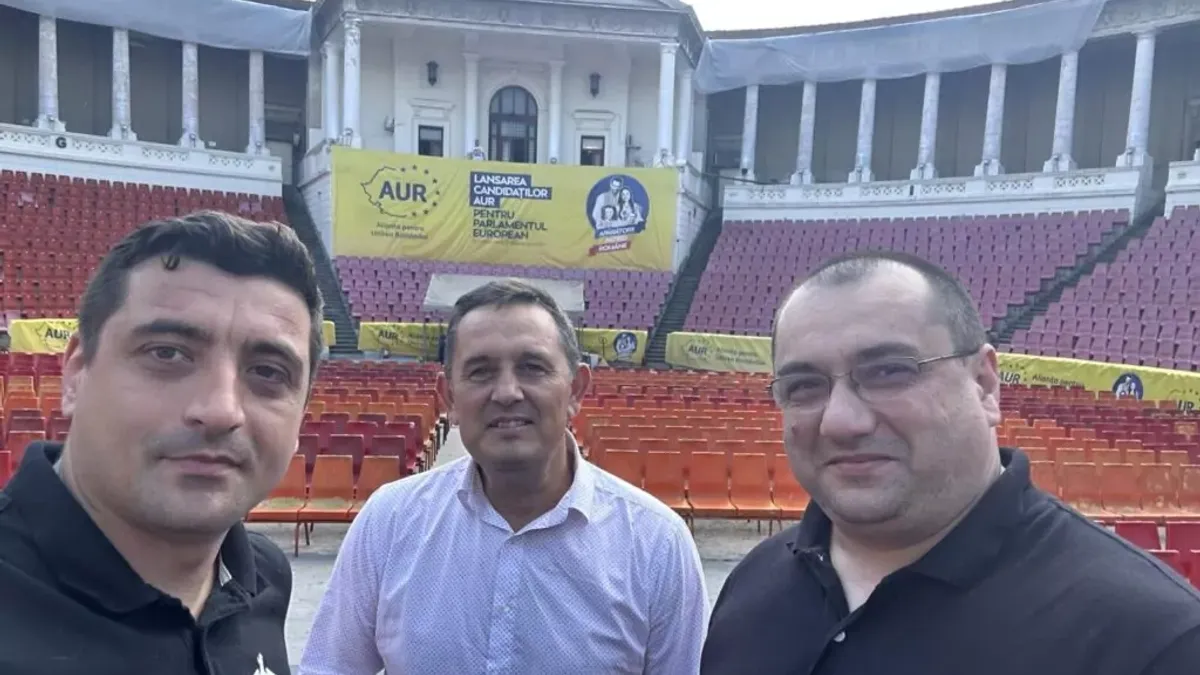 Piperea anunță că rămâne simplu membru AUR, după ce Peiu l-a bătut în competiția internă Foto: Facebook George Simion