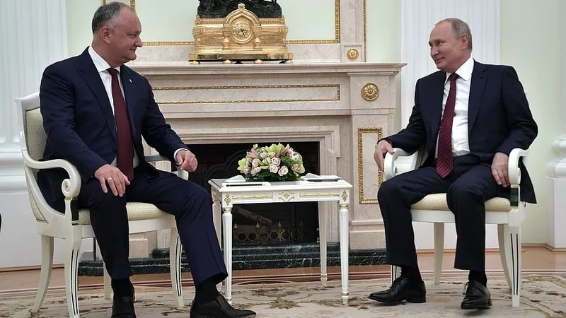 Igor Dodon, pe banca acuzaților Foto: Kremlin.ru