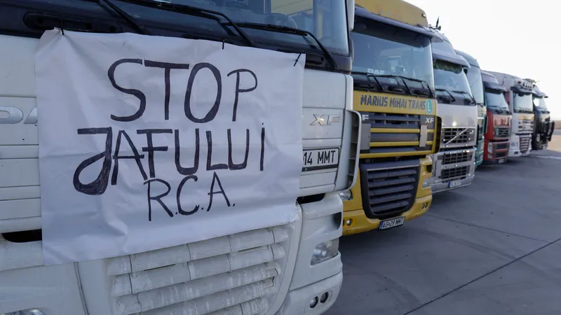 Noi proteste ale transportatorilor în ianuarie (sursa: Inquam Photos/Octav Ganea)