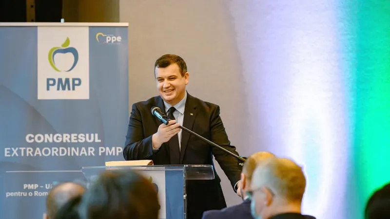 Eugen Tomac, ales președinte al PMP (sursa: Facebook/Eugen Tomac)