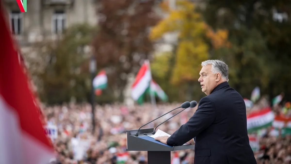 Orbán Viktor îl critică pe Trump (sursa: Facebook/Orbán Viktor)