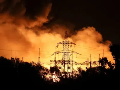 Atac asupra infrastructurii energetice a Ucrainei Foto: Twitter