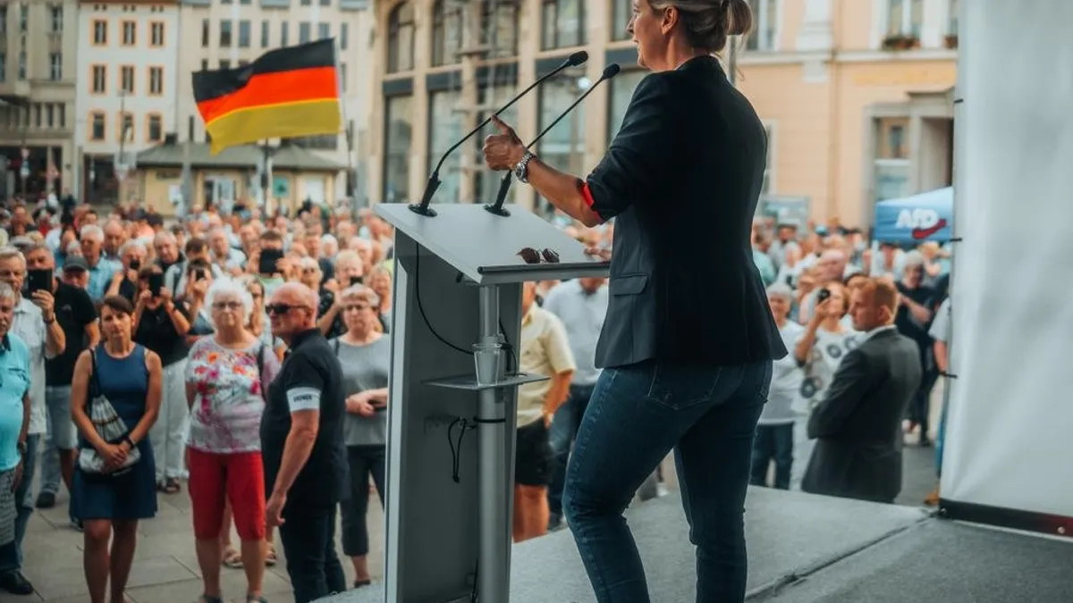 AfD, amendă uriașă pentru donații ilegale (sursa: Facebook/Alice Weidel)