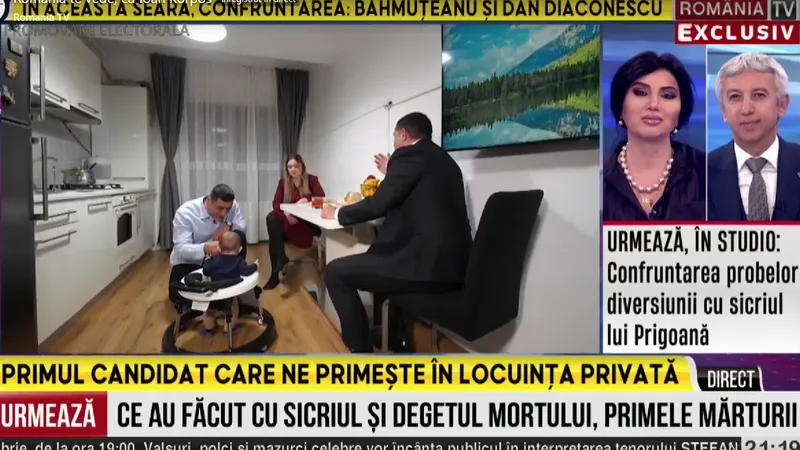 România TV, 40 de minute de propagandă pentru Simion Foto: captură video