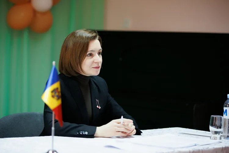 Maia Sandu mulțumește României și lui Bogdan Aurescu Foto: Facebook