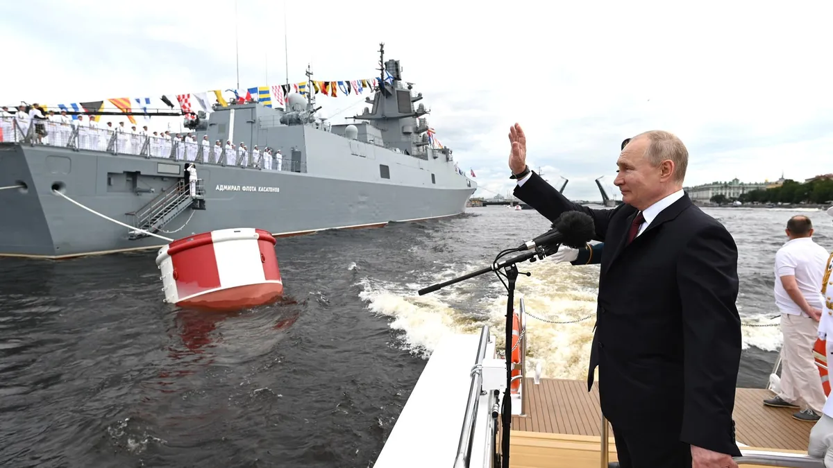 Rusia efectuează manevre în Marea Baltică. (sursă: Kremlin.ru)