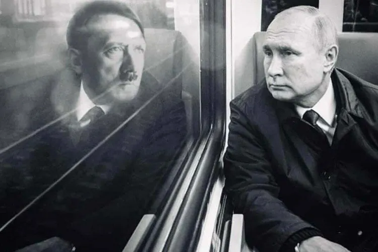 Putin trebuie să aibă soarta lui Hitler Foto: Twitter Business Ukraine Magazine