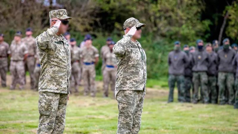 Antrenamentul soldaților britanici, bruiat de ucraineni (sursa: Facebook/General Staff of the Armed Forces of Ukraine)