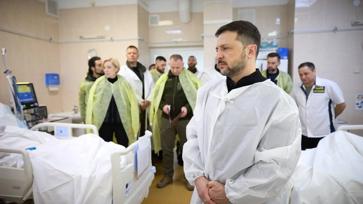 Rusia returnează Ucrainei cadavre de ruși (sursa: Facebook/Volodimir Zelenski)