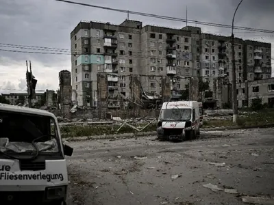 Lîsîceanskul este ”ultimul avanpost din regiunea Lugansk” al armatei ucrainene Foto: News.ro