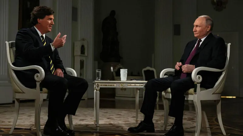 Tucker Carlson, interviu cu Serghei Lavrov la câteva luni după interviul cu Putin (sursa: kremlin.ru)